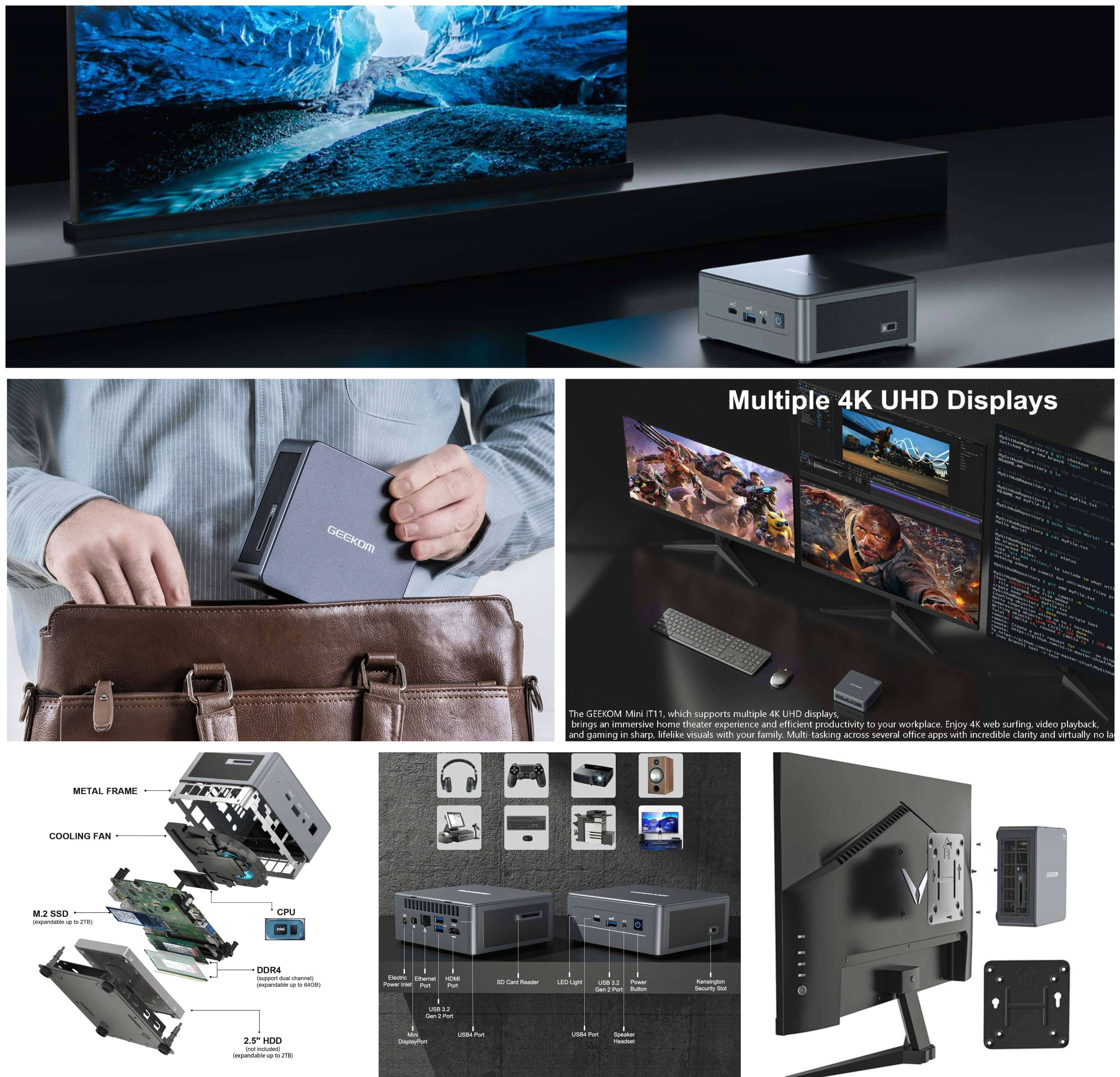 GEEKOM Summer Sale: Mini PC IT11 i7/i5 di 11a Generazione in sconto